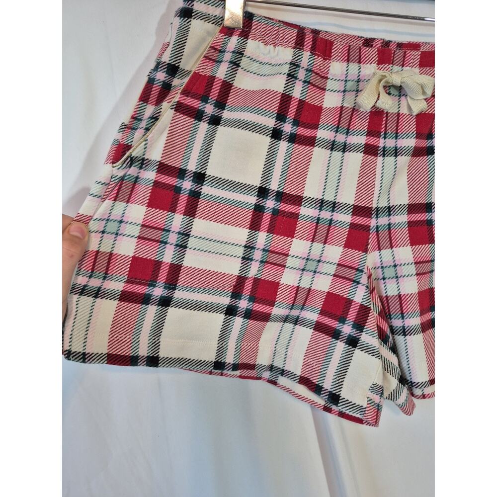 Soma Red Plaid Cotton Blend Pajama Set NWT Small Holiday - Picture 12 of 16